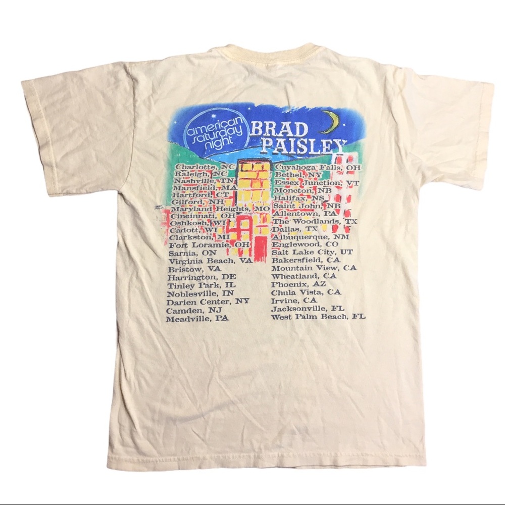 Brad Paisley 'American Saturday Night' Concert Tee - Picture 2 of 6